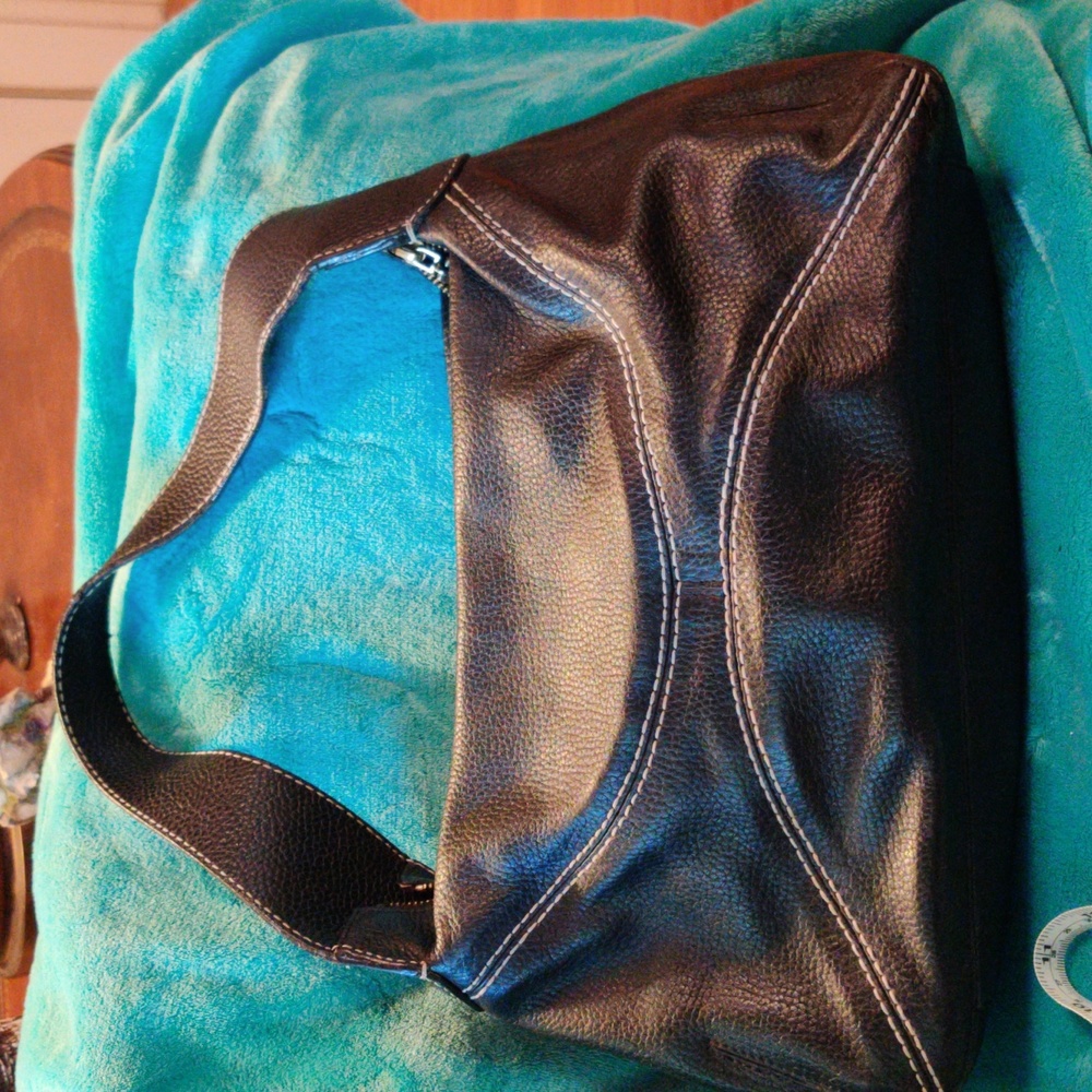 Antonio Melani black leather bag.